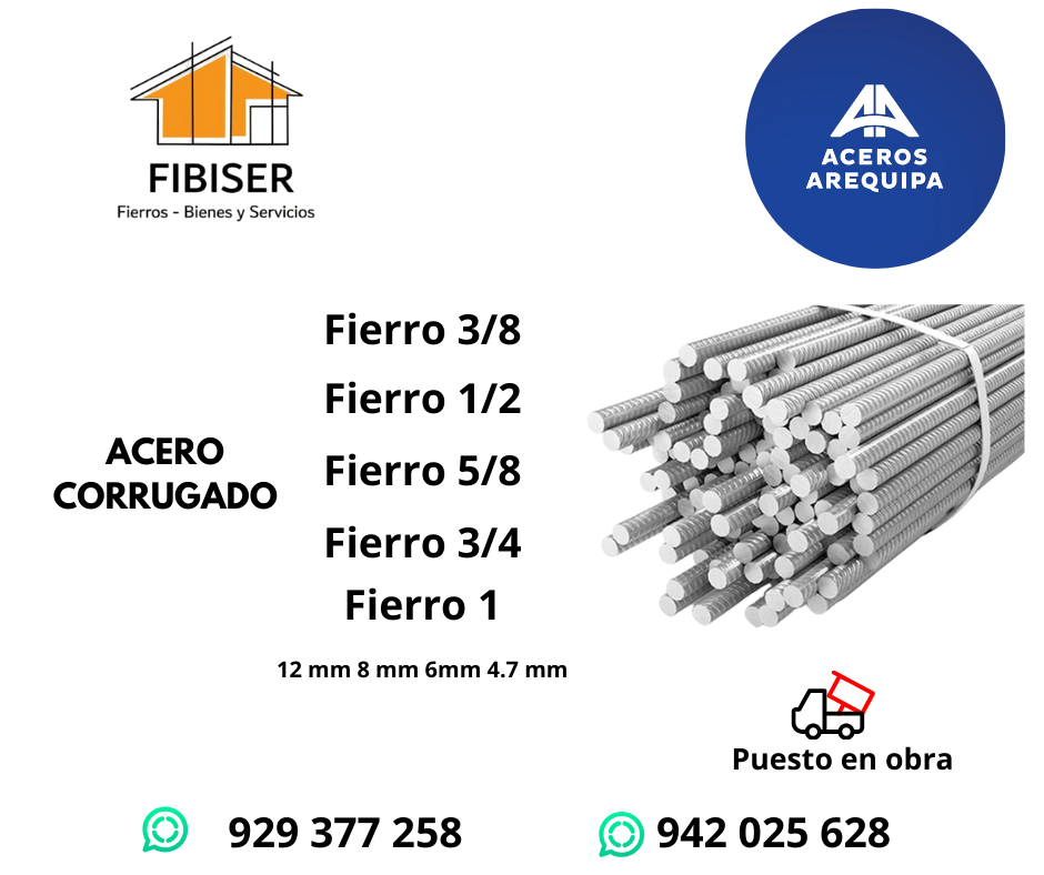 14) Fierros Aceros Arequipa de 1