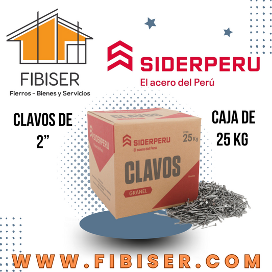 31) CLAVOS DE 2” SIDERPERU